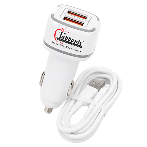 CR-001 2.4A | TYPE'C' DATA CABLE CAR CHARGER